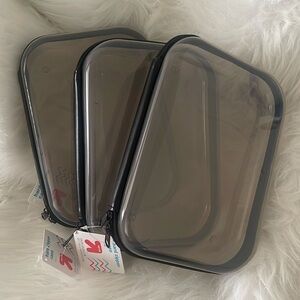 Target Black Gray Hard Pencil Case